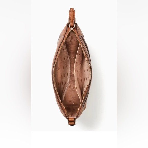 New Kate Spade Monica Pebbled Leather Crossbody Warm Gingerbread - Picture 4 of 4